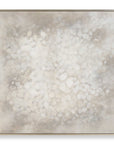Out Of Focus - Framed Abstract Art - Gold / Gray / White / Woodtone