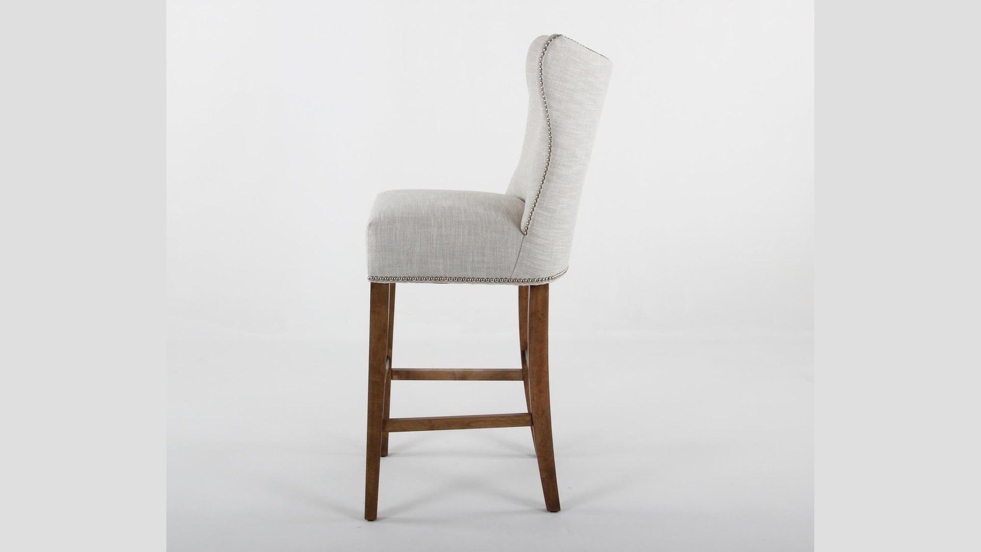 Curved Wingback Barstool