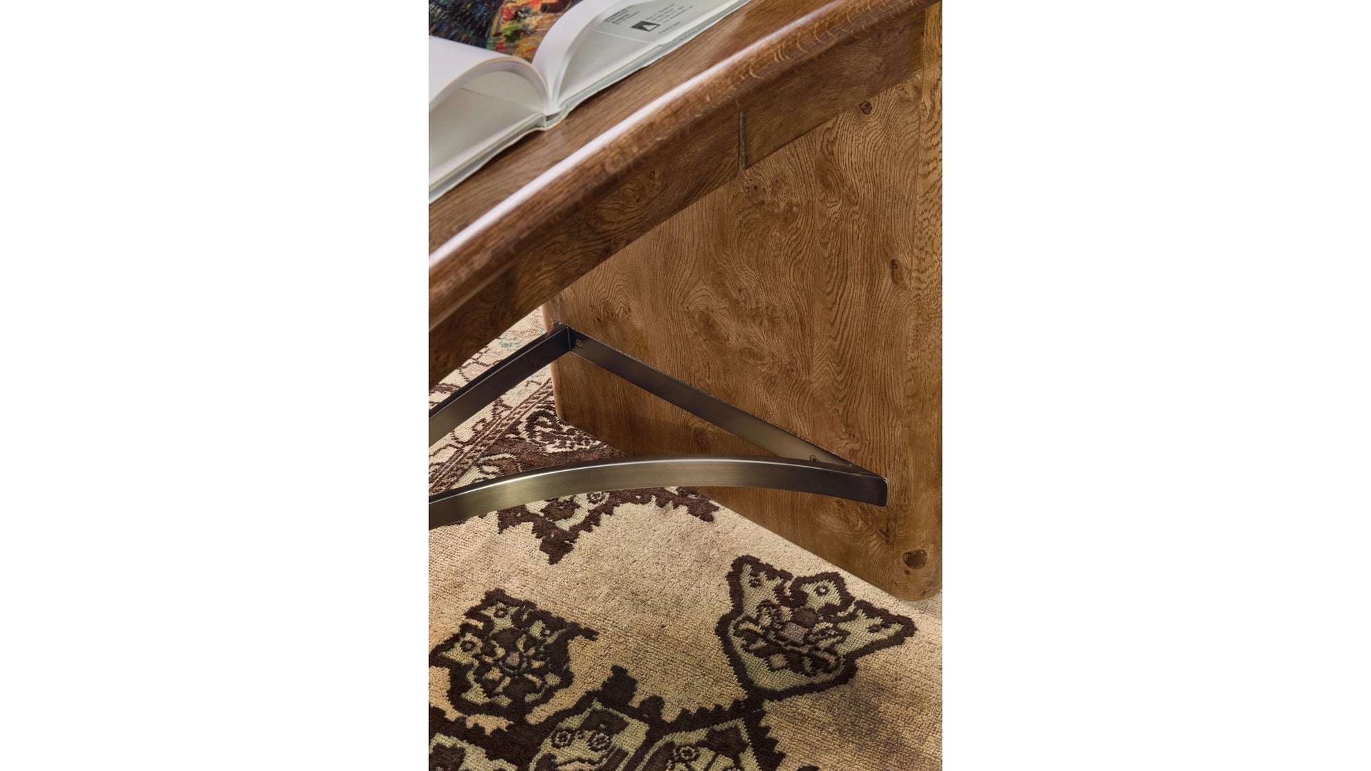 Melange - Romano Writing Desk - Light Brown