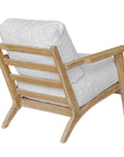 Laid - Back Sheepskin Accent Chair - White