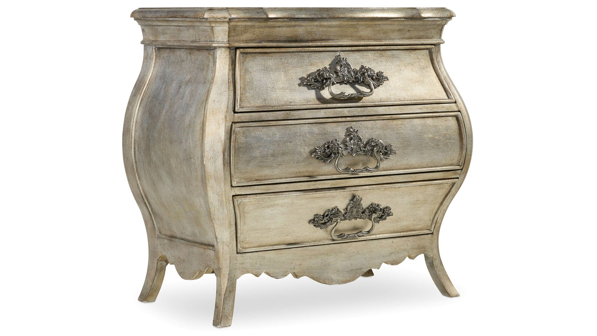 Sanctuary - Nightstand - Pearl Silver