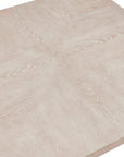 Noval - Square Dining Game Table - White / Woodtone