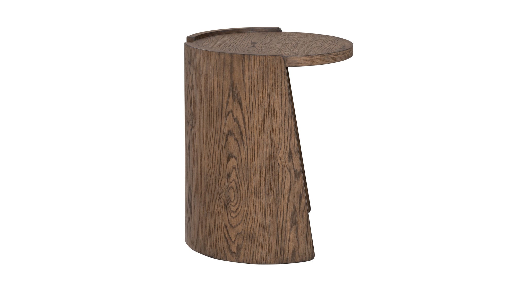 Lyra - End Table - Dark Brown / White