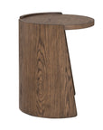 Lyra - End Table - Dark Brown / White