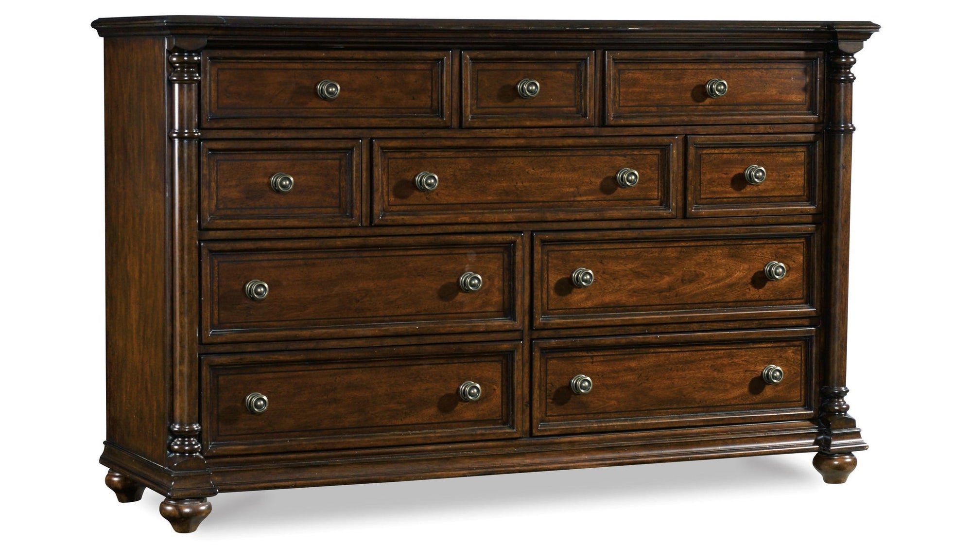 Leesburg - Dresser - Dark Brown