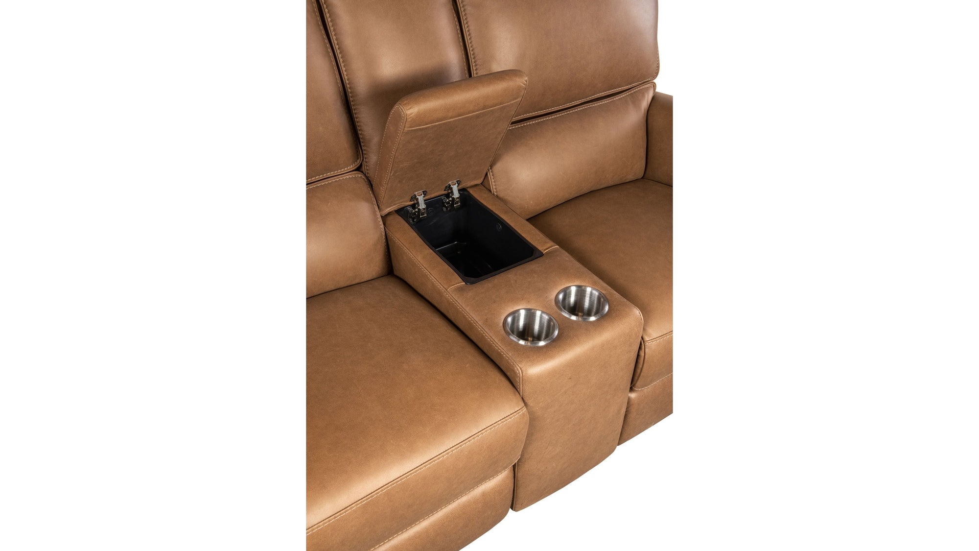 SS - Somers Power Console Loveseat With Power Headrest