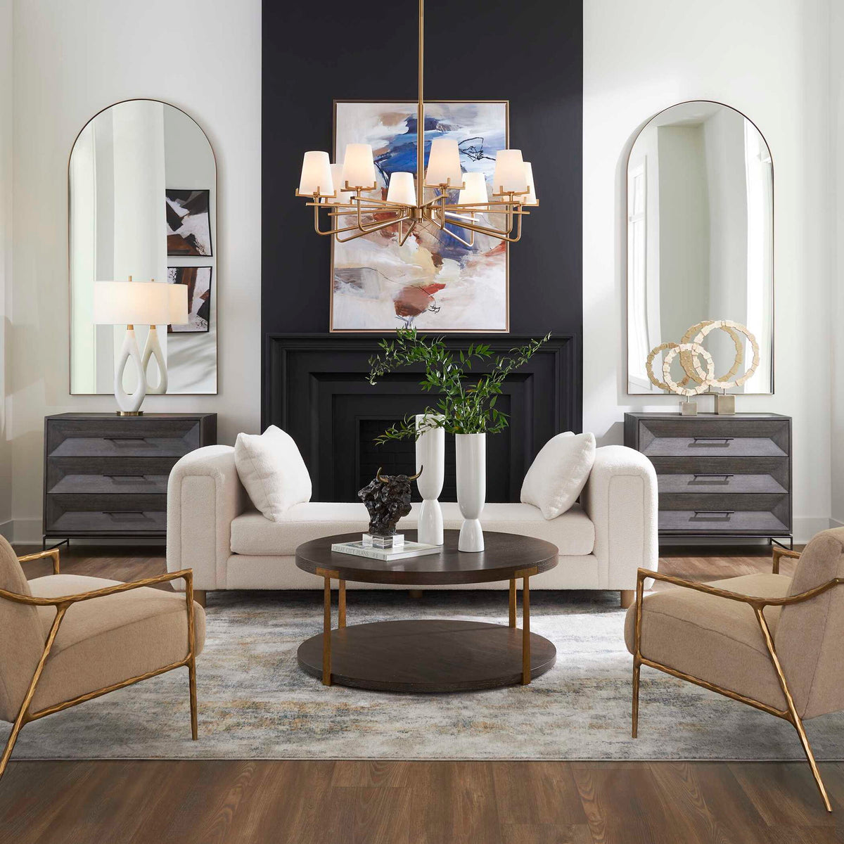 Repose - Oversized Ivory Bench