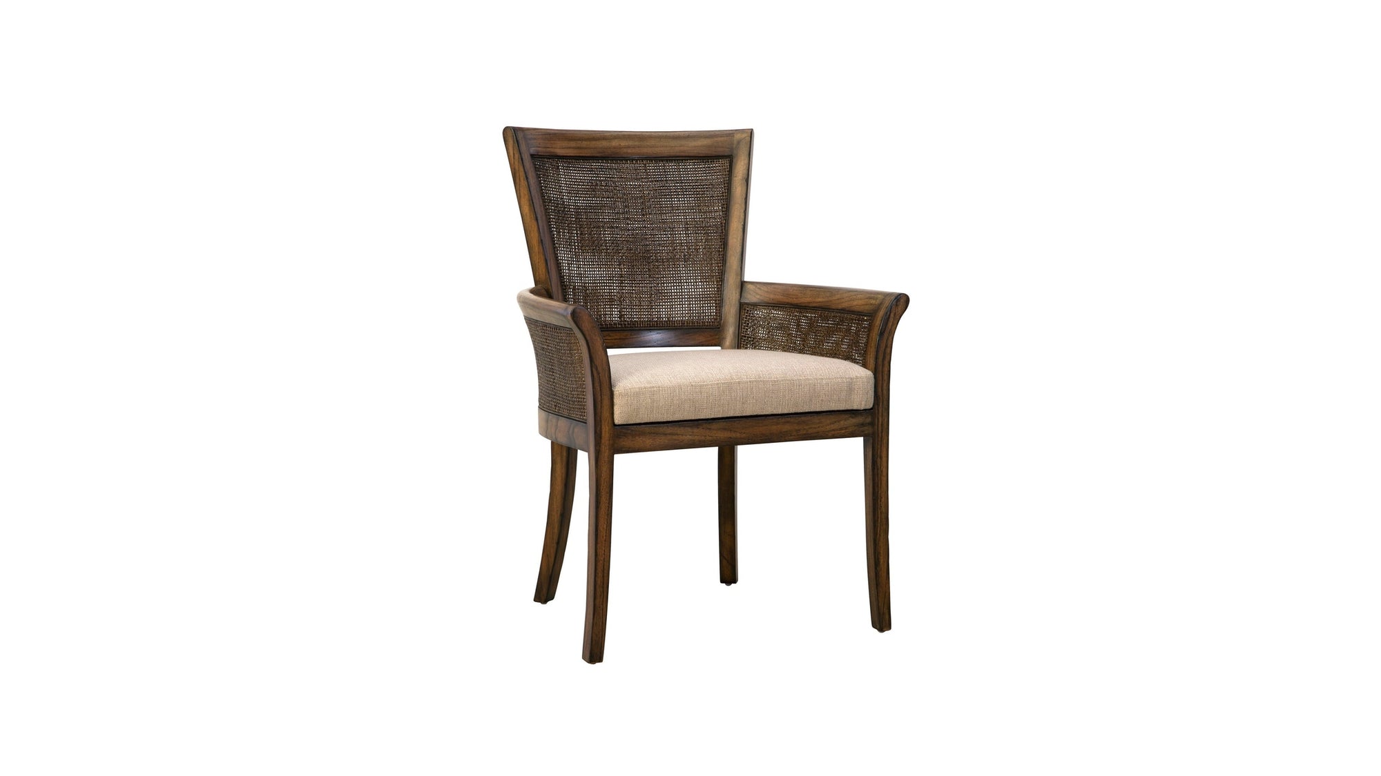 Langley - Arm Chair - Dark Brown
