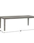 Forsyth - Outdoor Dining Table - Dark Gray