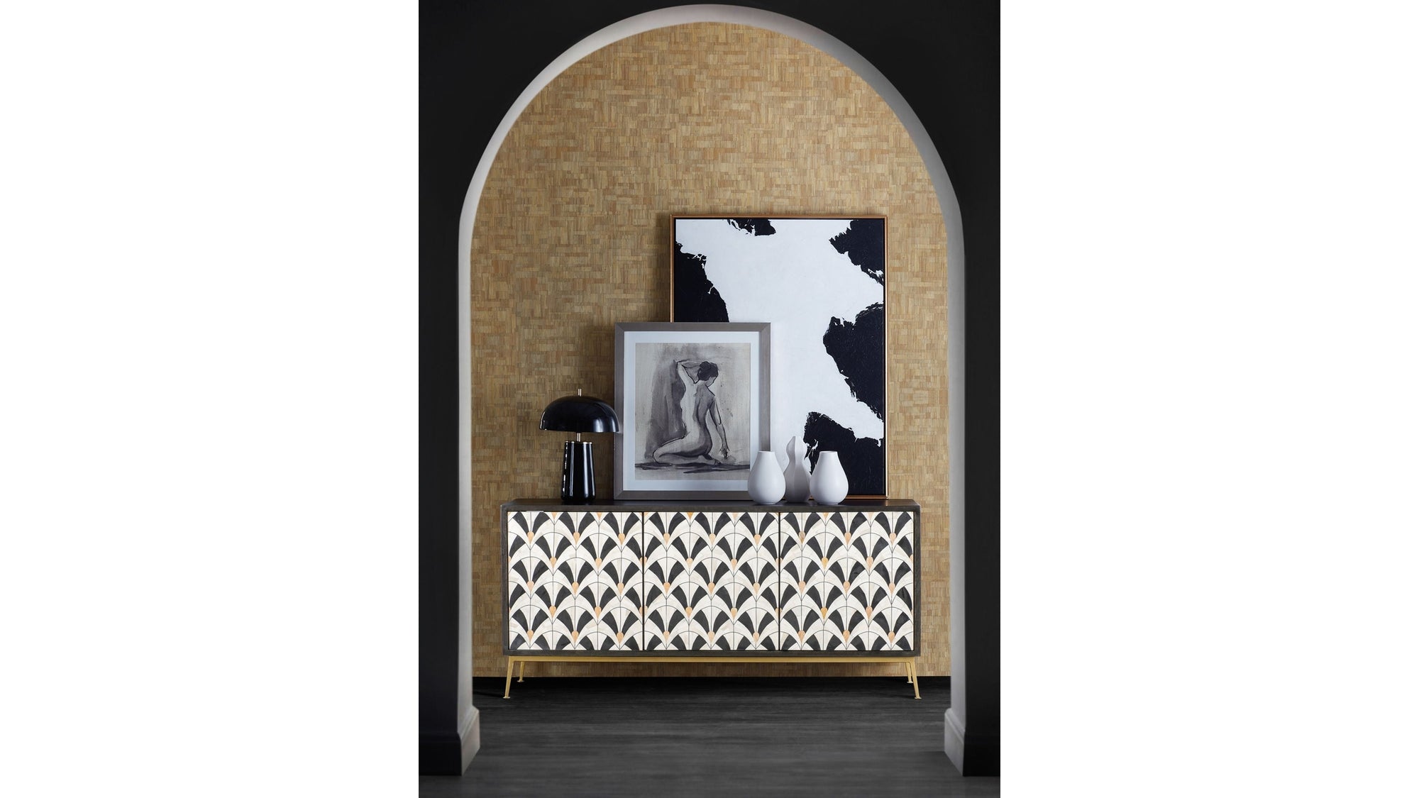 Melange - Renee Credenza - Black