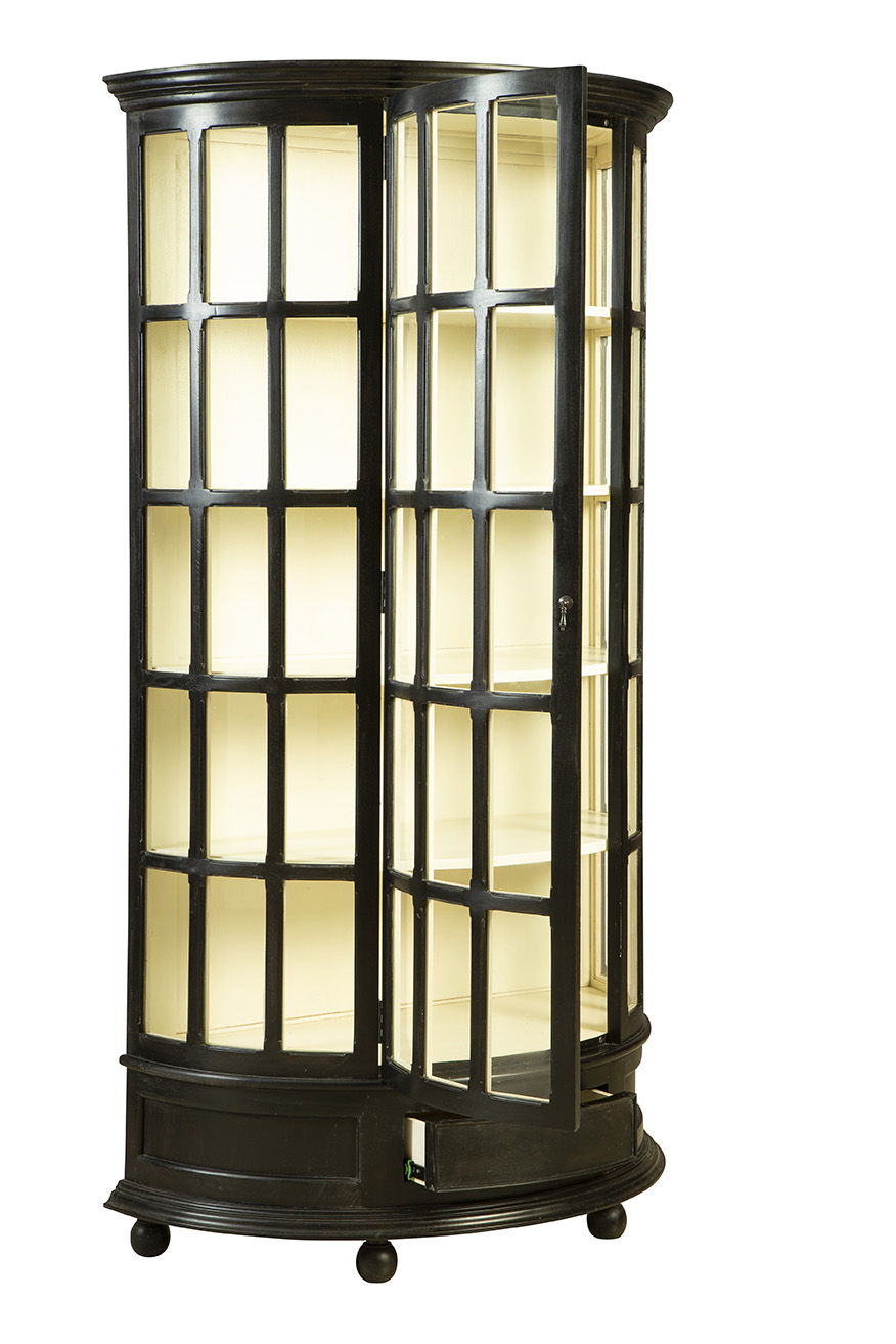 Franklin - Display Cabinet - Black