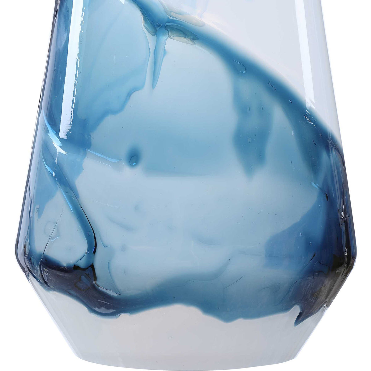Windswept - 1 Light Mini Pendant - Blue &amp; White