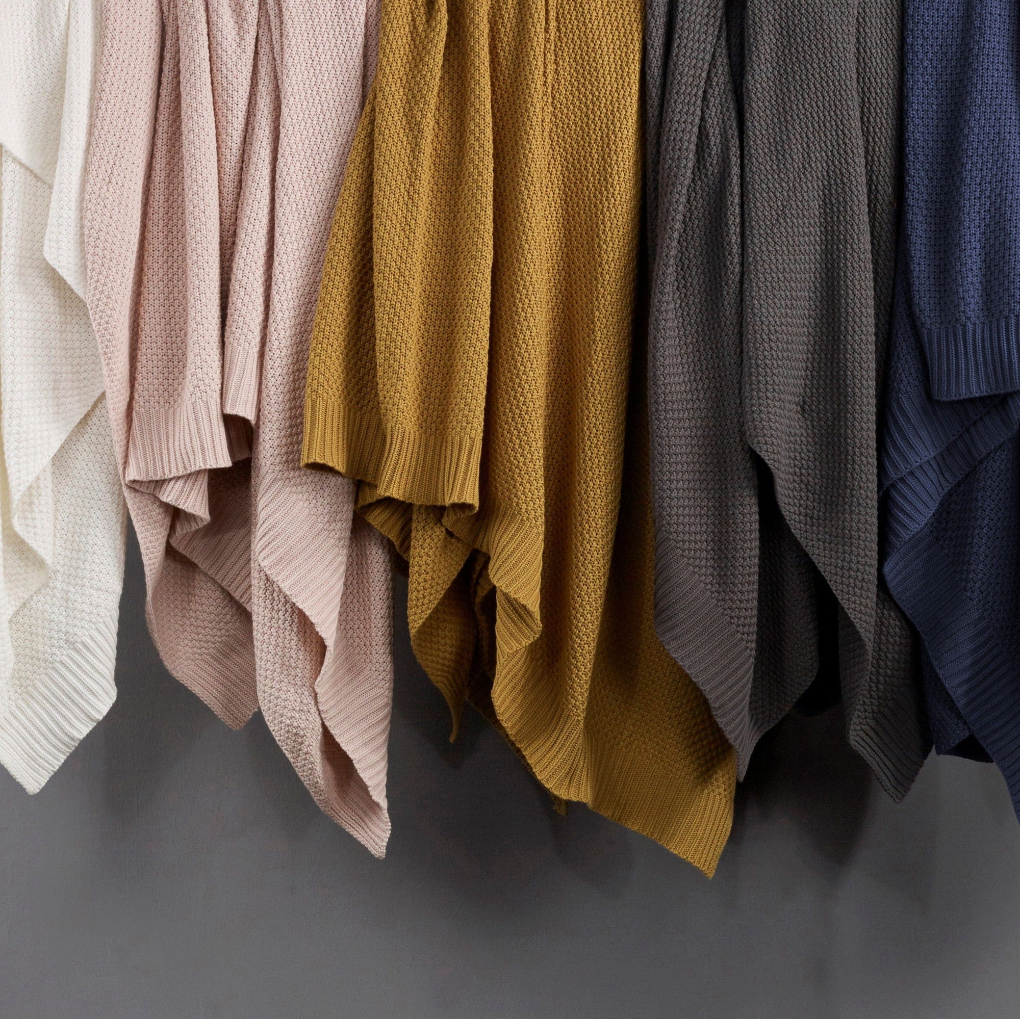 Cotton Knit - Full/Queen Blanket - Tuscan