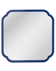 Daphne - Square Wall Mirror - Blue