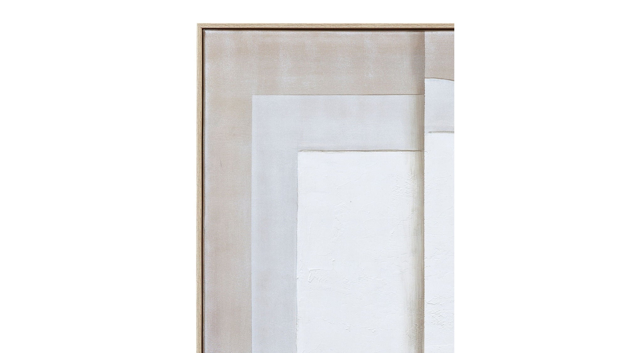 Fold II Canvas Art - Natural