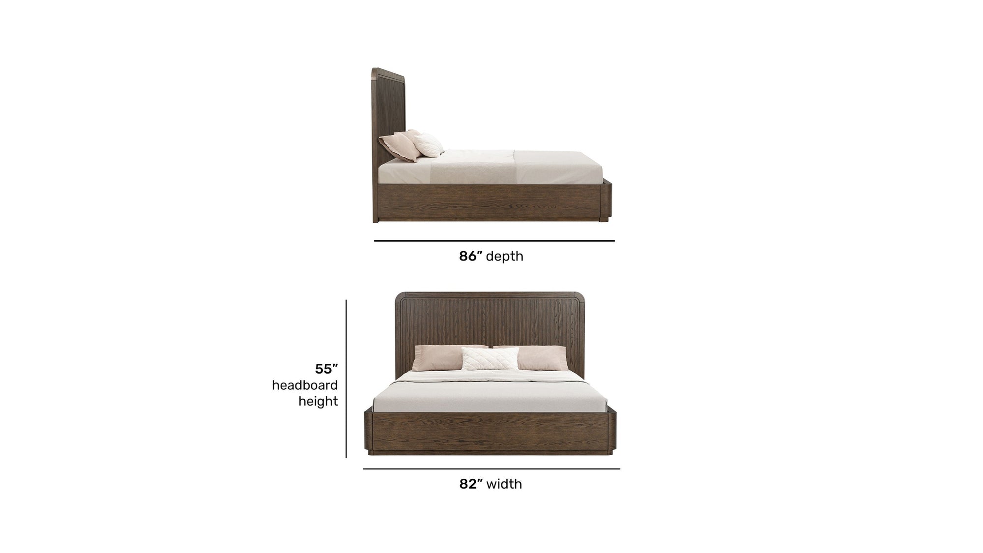 Athens - Panel Bed