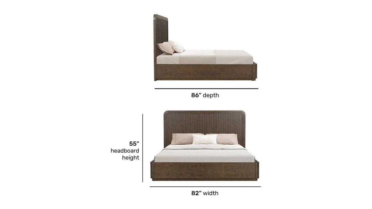 Athens - Panel Bed