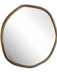 Ambrose - Indoor-Outdoor Round Mirror - Brass / Gold