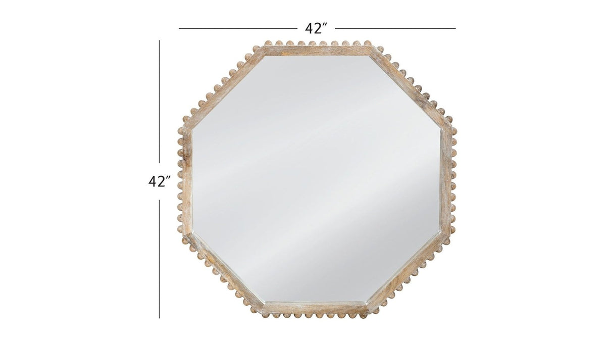 Virz - Wall Mirror - White Wash