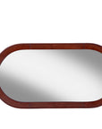 Homer - Oval Mirror - Dark Brown