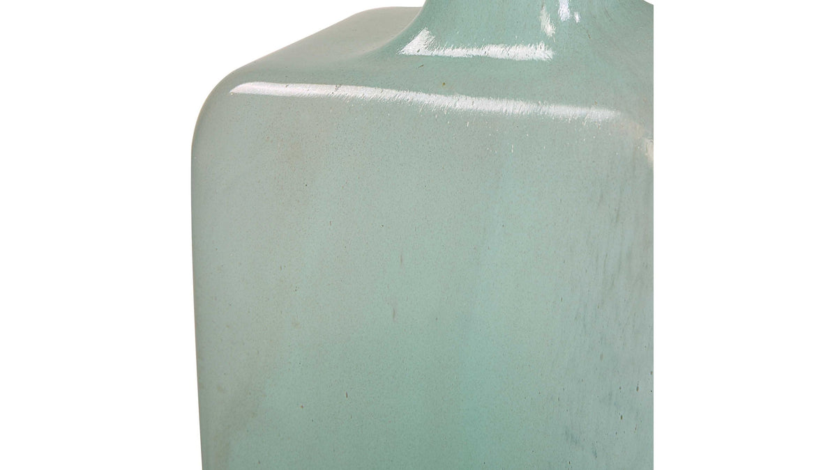 Fuze - Vases (Set of 2) - Aqua &amp; Bronze