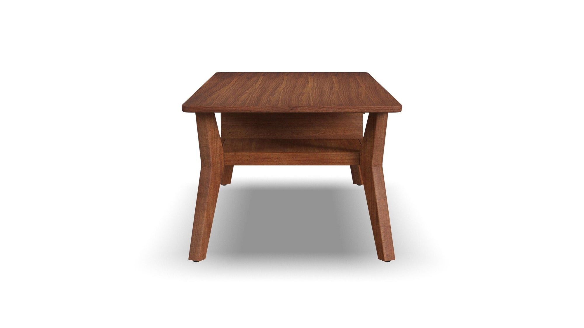 Ludwig - Occasional Rectangular Coffee Table With Drawer - Dark Brown