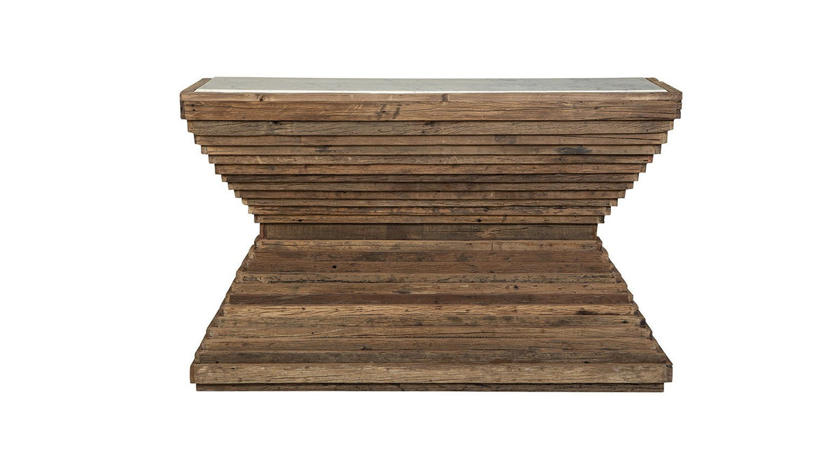Stackers - Marble Console - Dark Brown