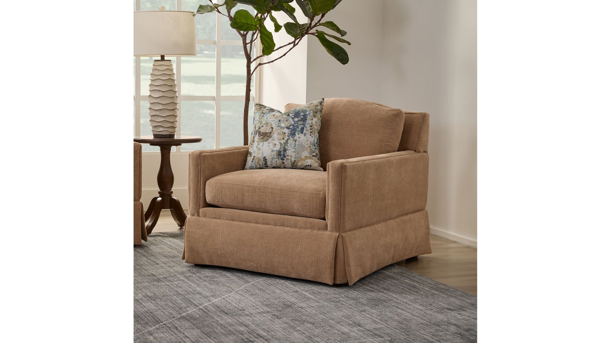 Lottie - Skirted Bottom Chair