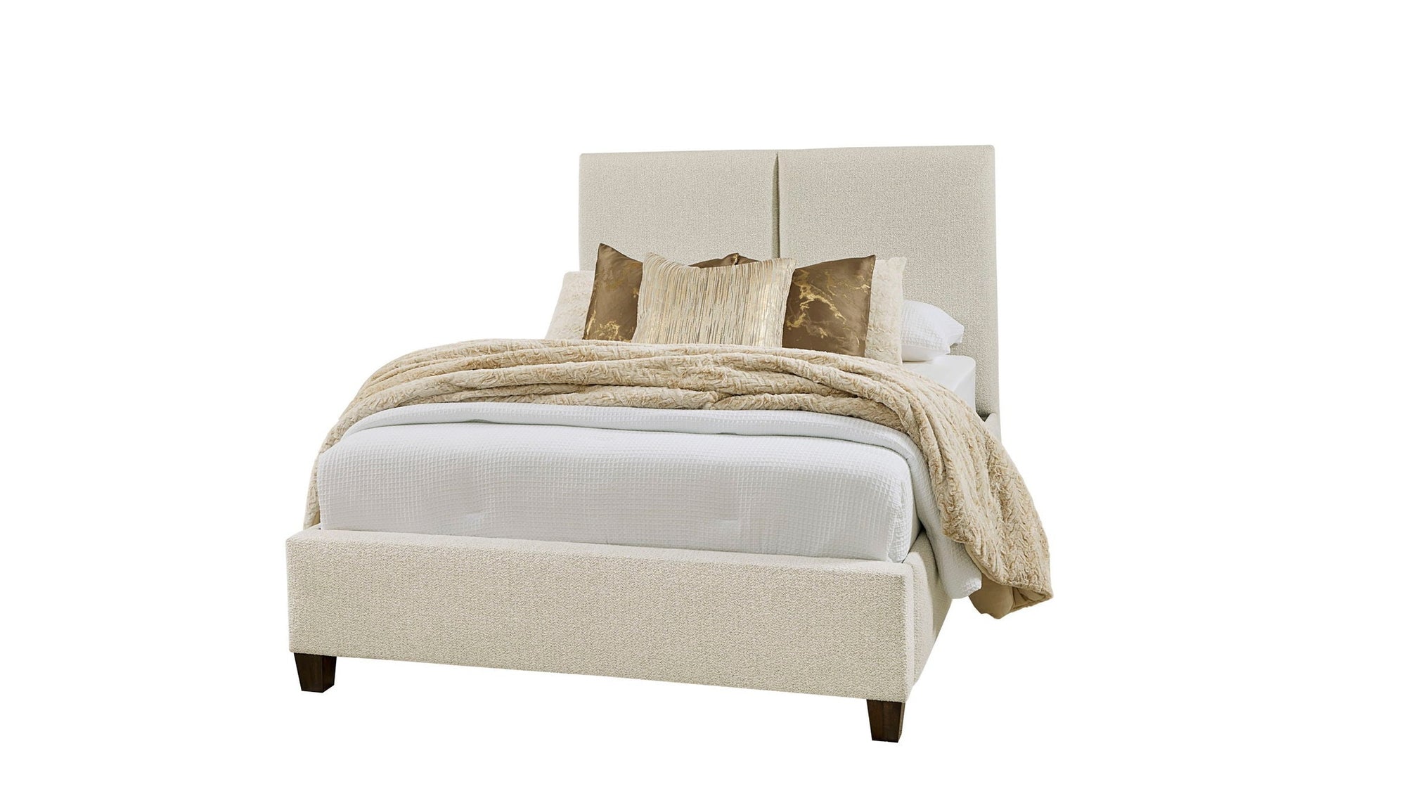 Joinery - Upholstered Bed - Washed White Oak