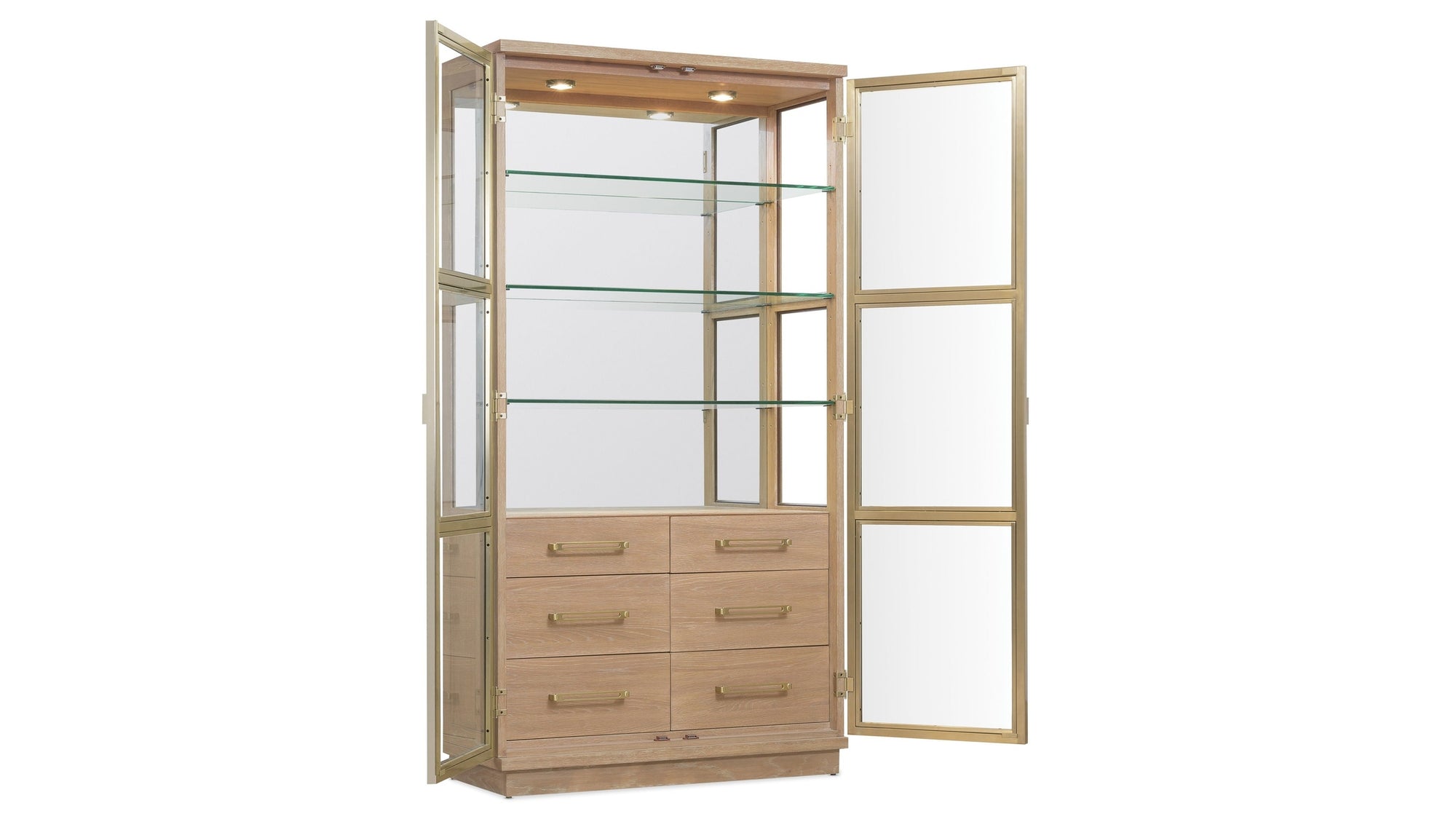 Banyon Bay - Display Cabinet - Desert Oak