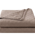 Cotton Comfort - Full/Queen Quilt Set (Set of 3) - Mocha