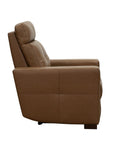 Cara - Power Recliner With Power Headrest And Power Lumbar - Light Brown