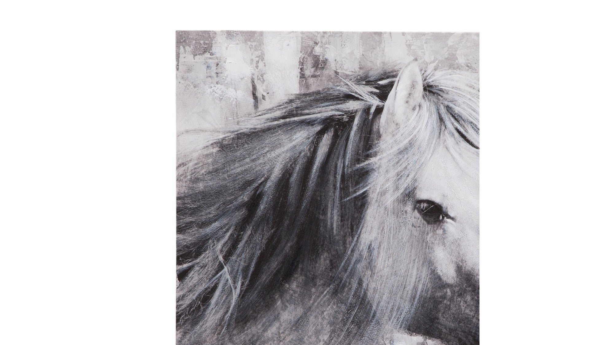 Meg Canvas Art - Dark Gray