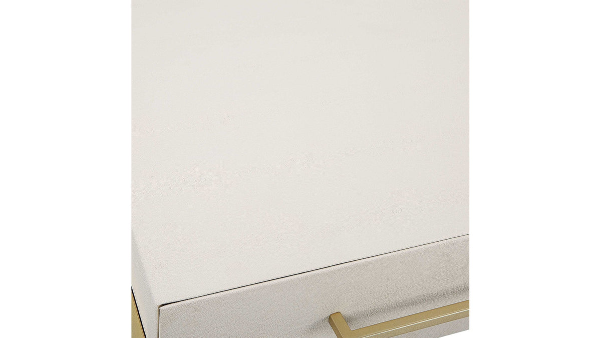 Jewel - Modern White Desk