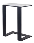 Kenora - Marble Accent Table - White