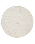 Shell End Table - White