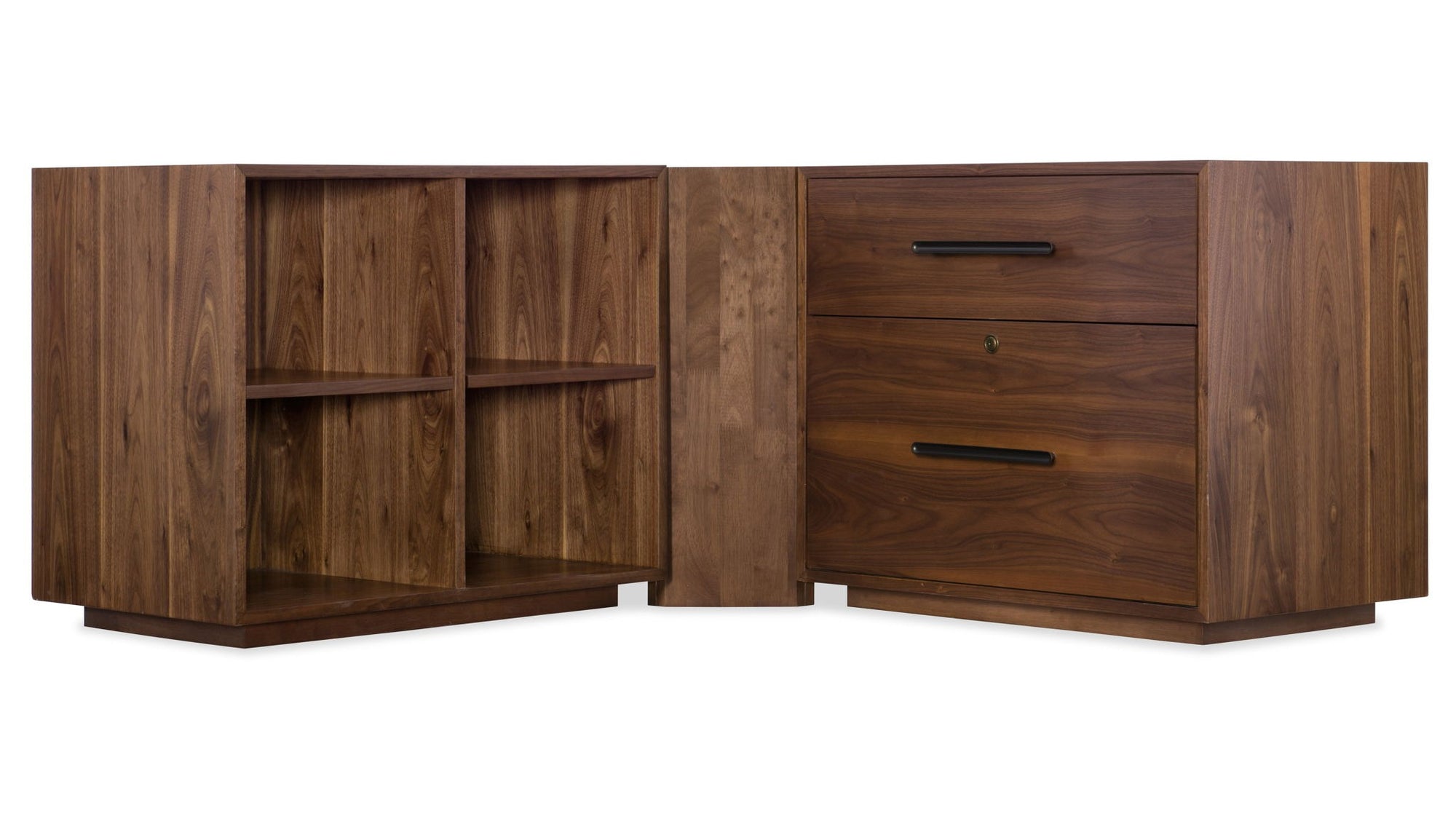 Elon - Bunching Short Bookcase - Dark Brown