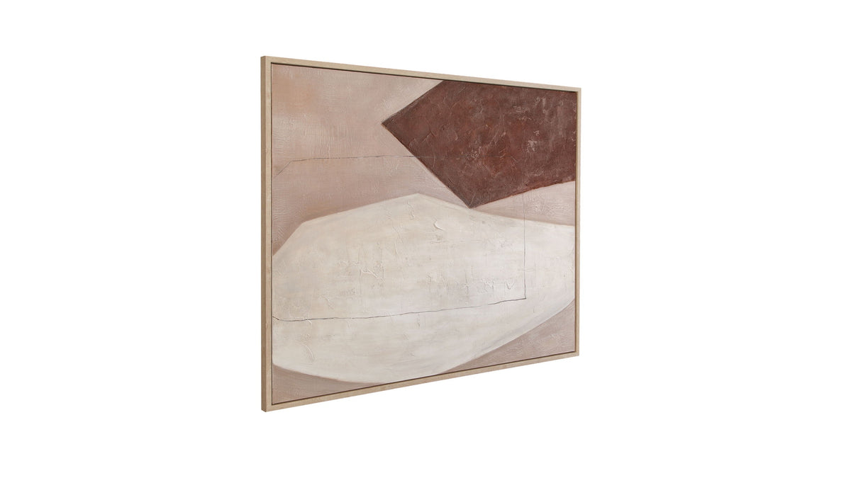 Leadline Framed Canvas - Brown