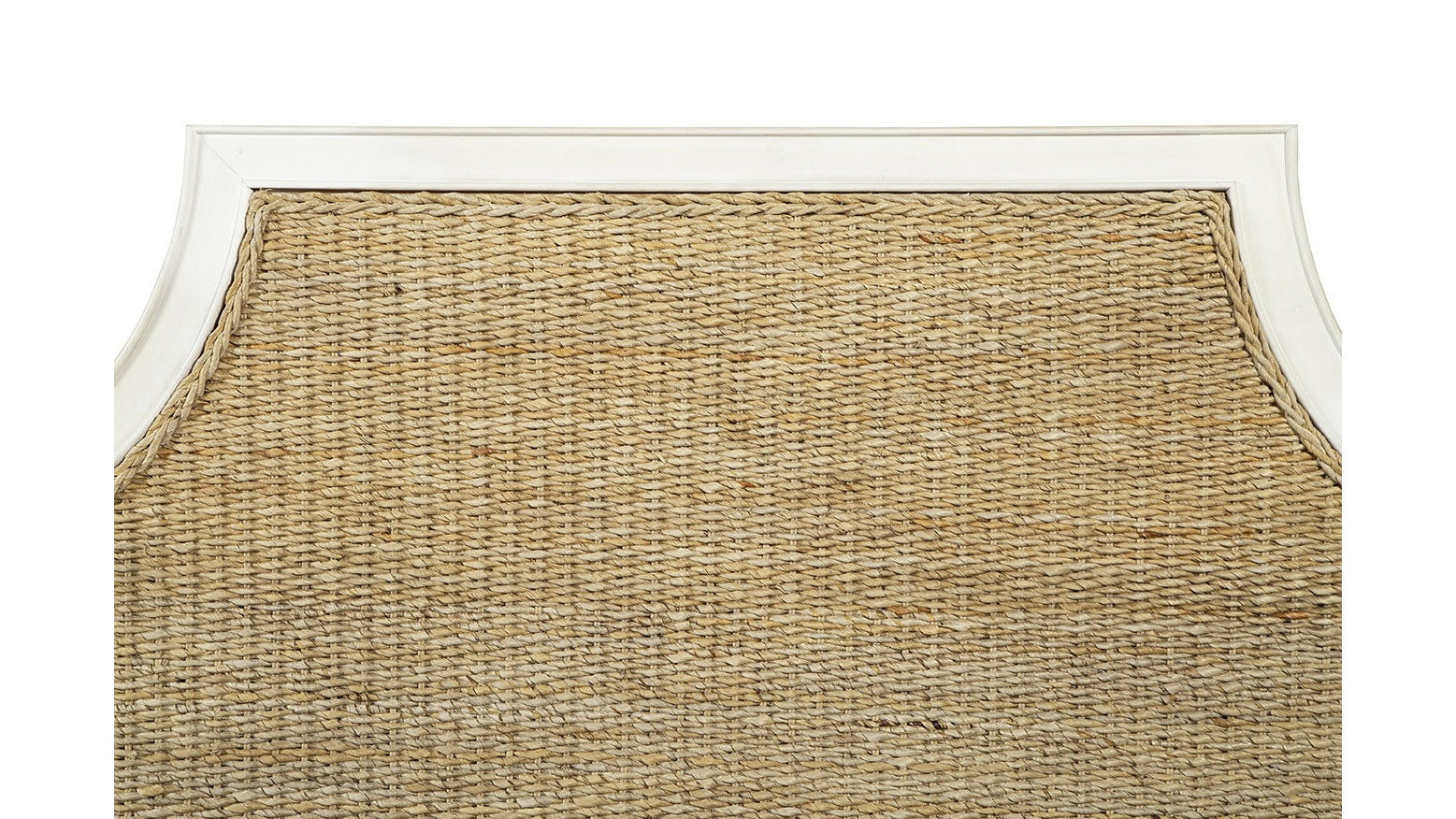 Priscilla - King Bed - White / Light Brown