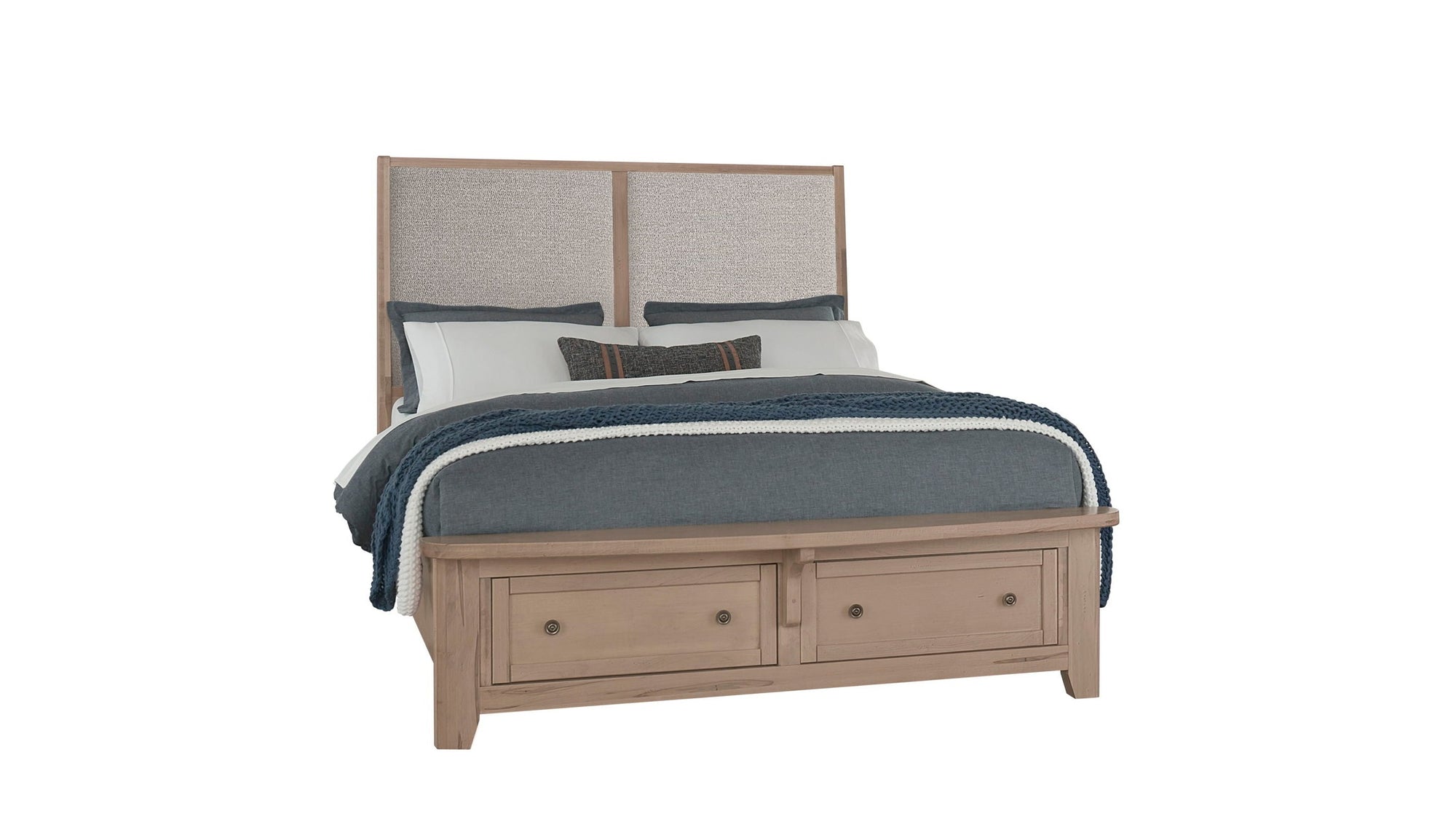 Woodbridge - Storage Upolstered Bed - Wood