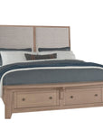 Woodbridge - Storage Upolstered Bed - Wood
