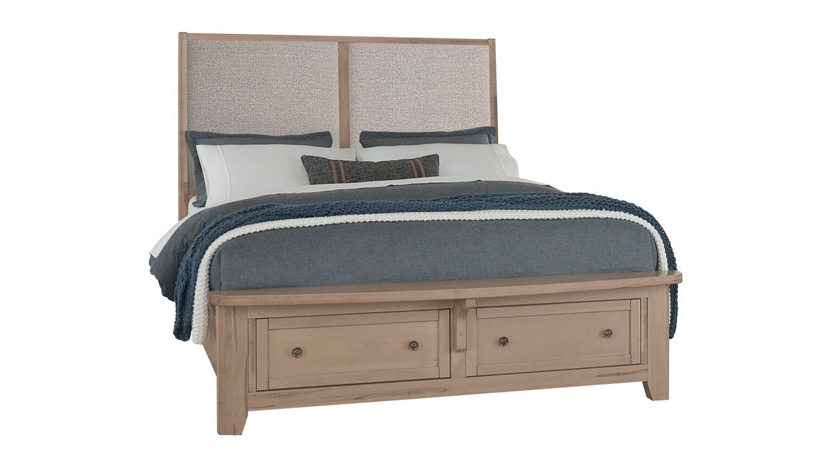 Woodbridge - Storage Upolstered Bed - Wood