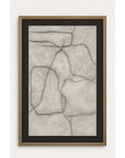 Conversations In The Present Framed Print - Gray / Off White
