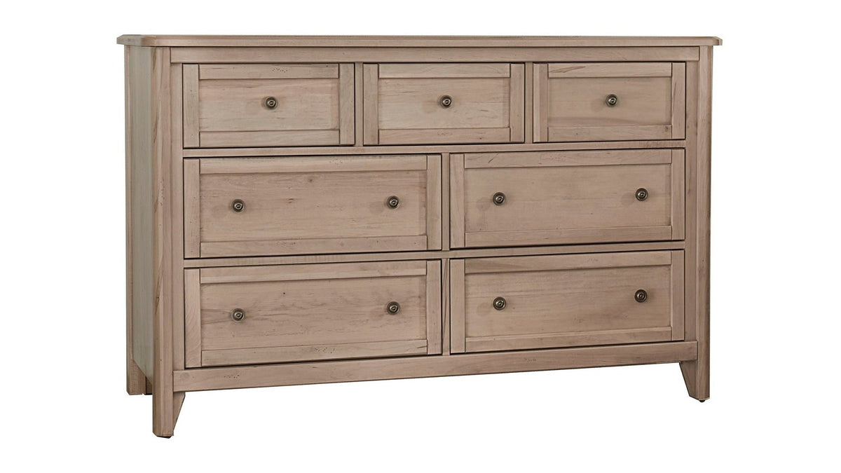 Woodbridge - 7 Drawer Dresser - Clear Maple
