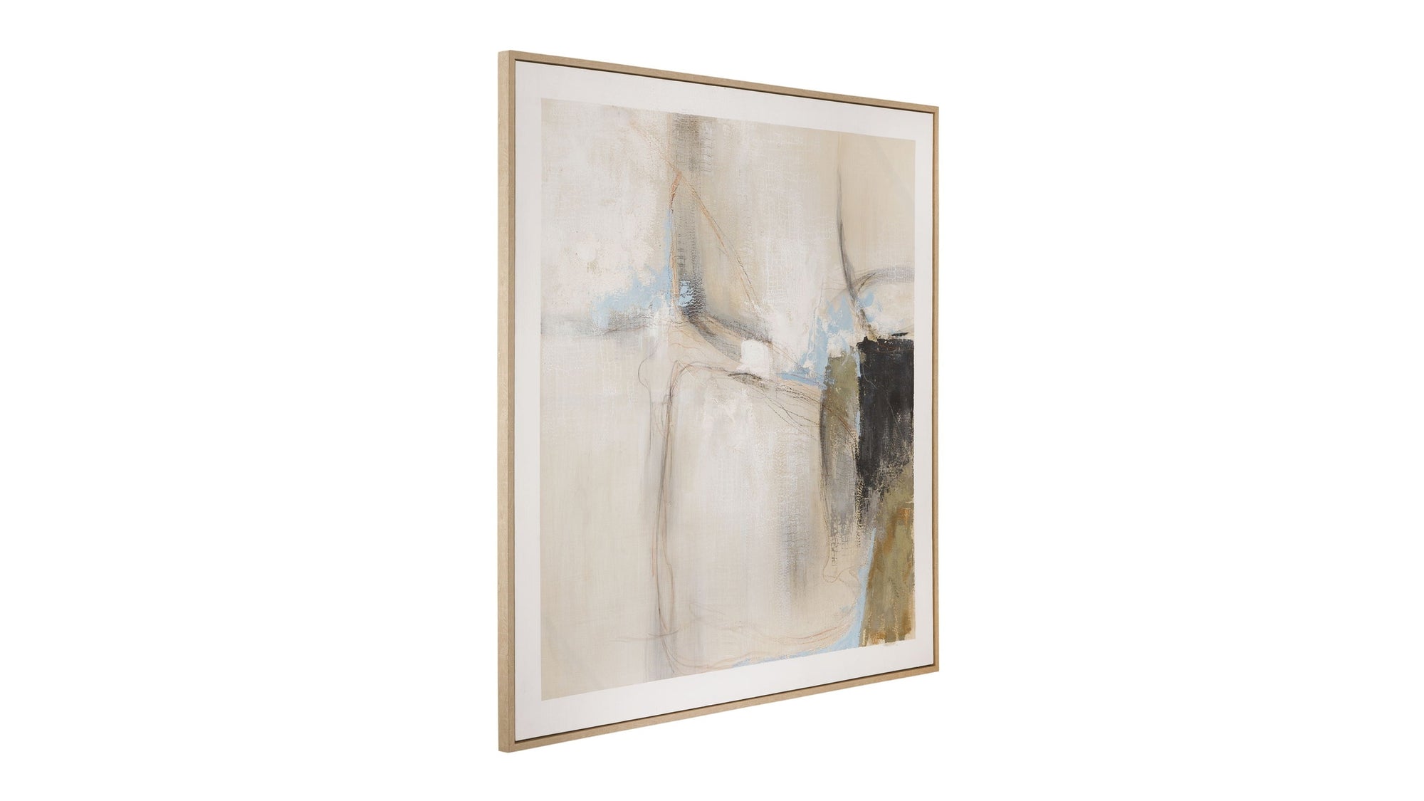 Framed Canvas Shifting Horizons - Natural