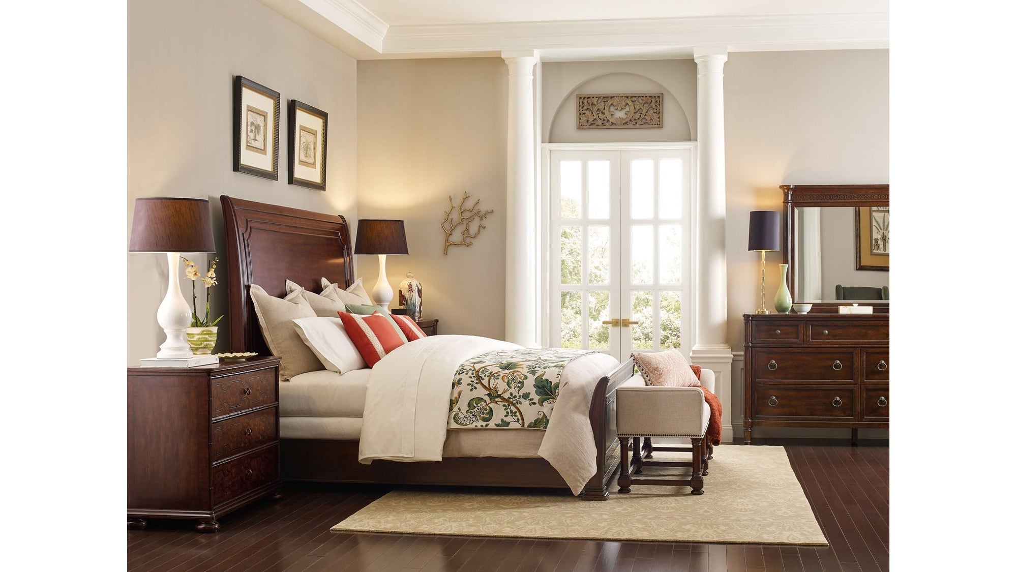Charleston - Bed Bench - Dark Brown