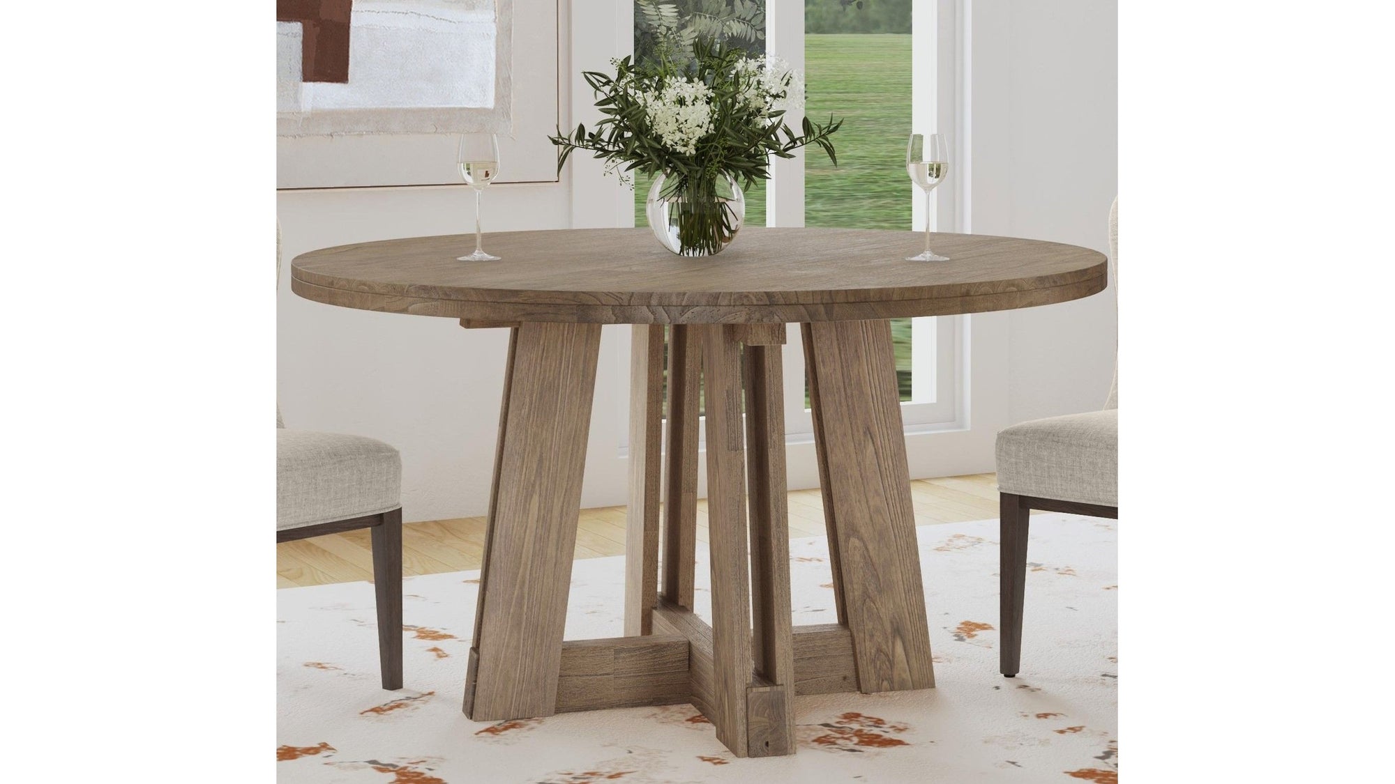 McGuire - Dining Table - Dark Brown