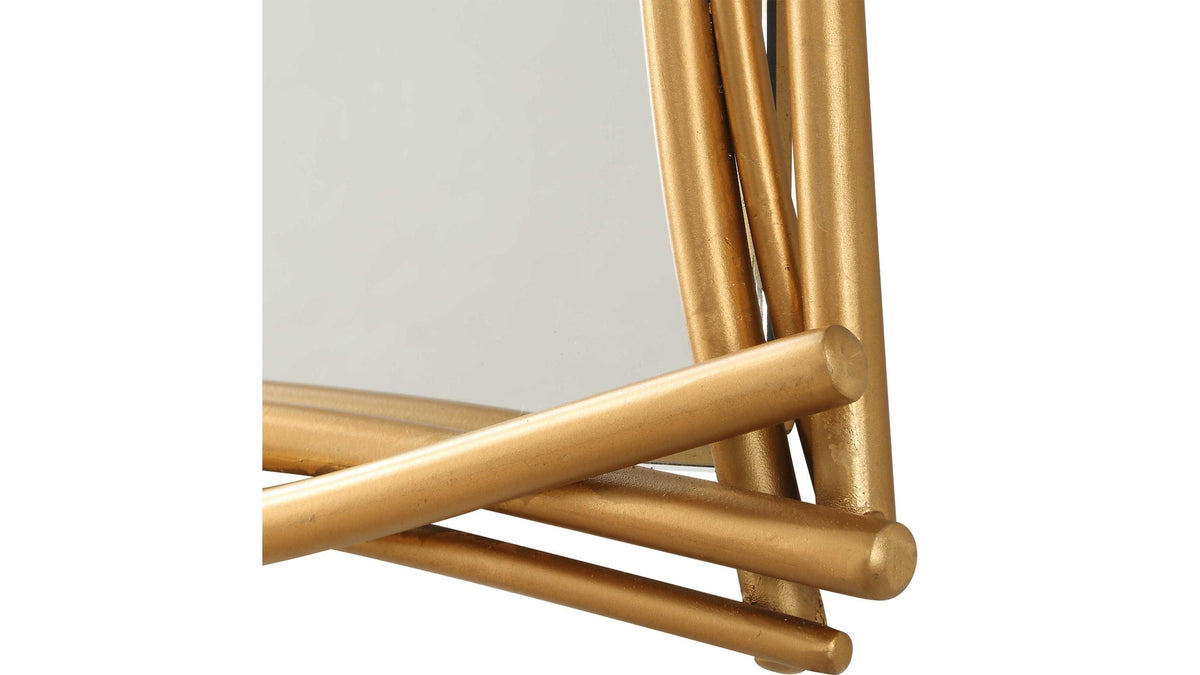 Curved Branches - Mirror - Gold