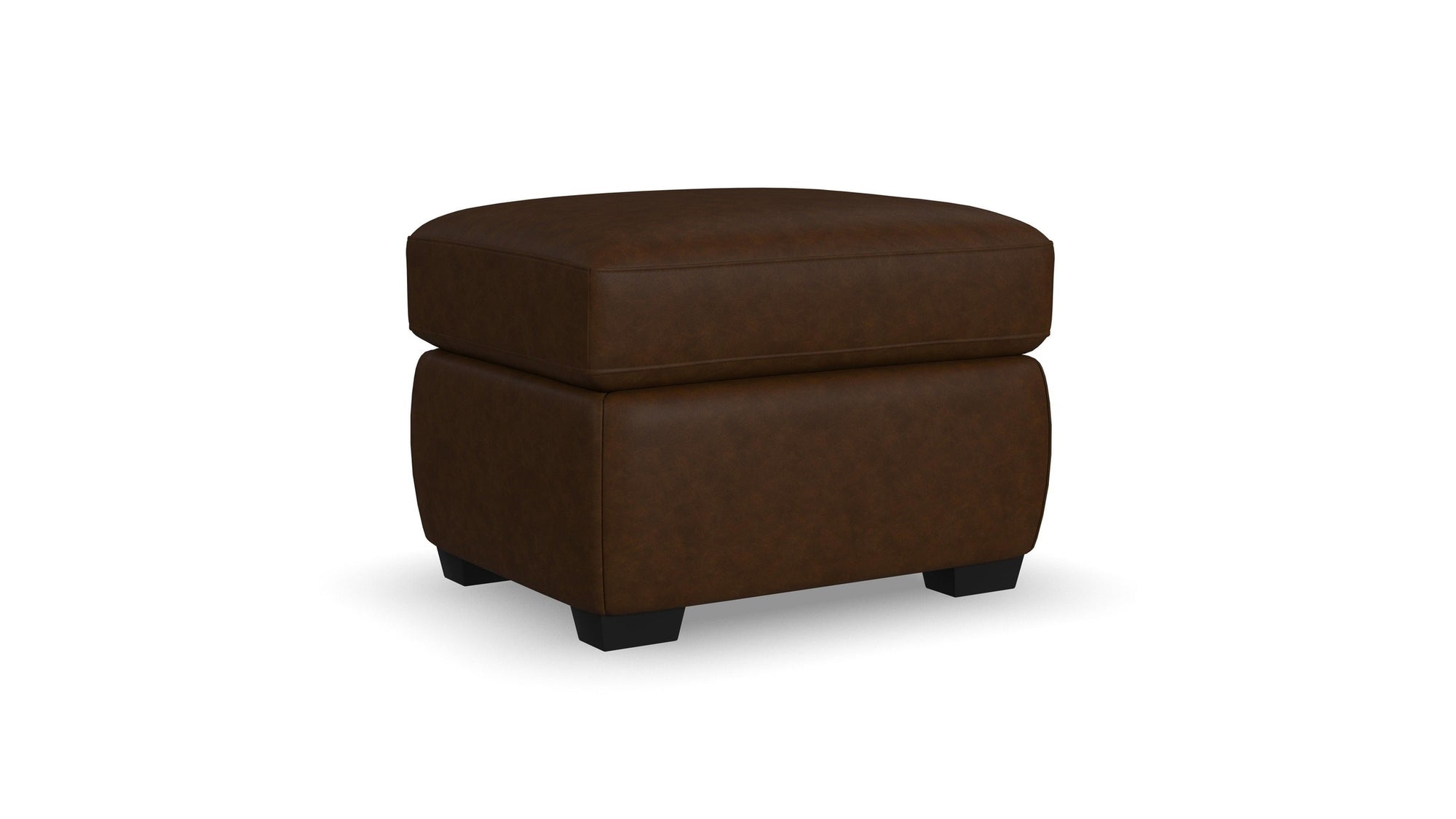 Hudson - Ottoman For Living Room - Dark Brown