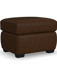 Hudson - Ottoman For Living Room - Dark Brown
